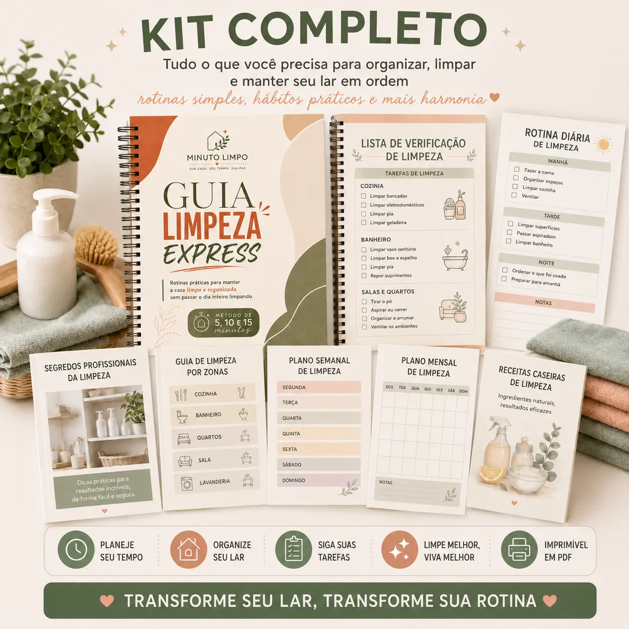 Kit Completo Limpeza Express